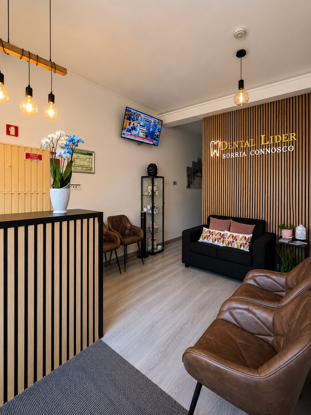 Recepção da Dental Líder — Porto